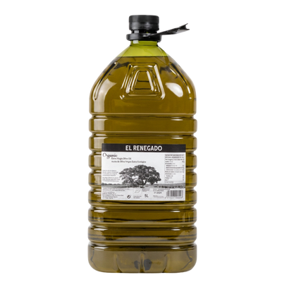 Extra Virgin Organic Olive Oil - EVOO El Renegado- 5L