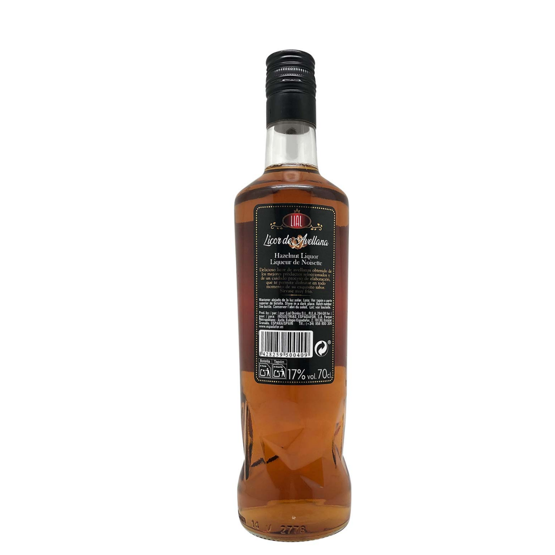 LIAL Licor de Avellana/Hazelnut 17% 70cl