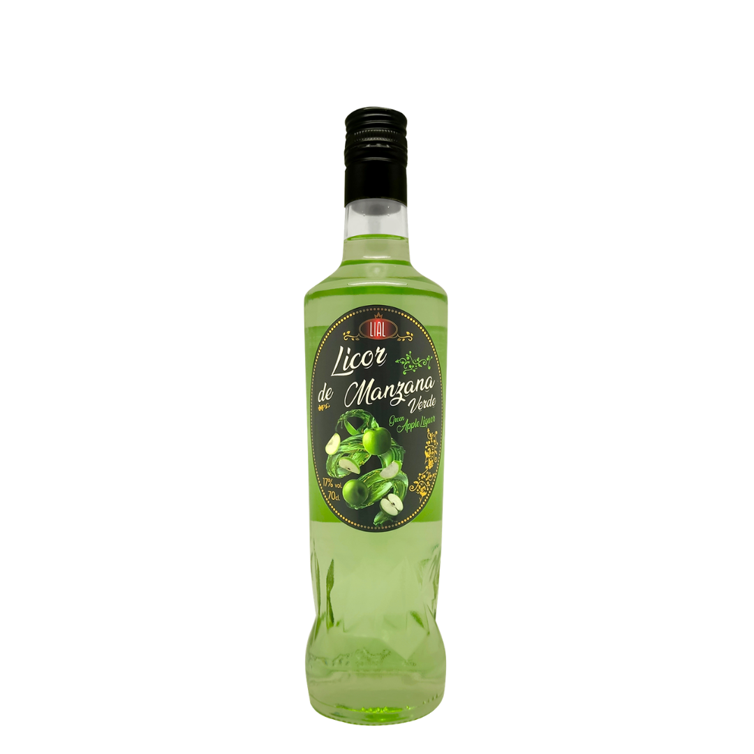 LIAL Licor de Manzana Verde/Green Apple 17% 70cl