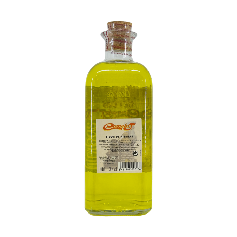 Licor de Orujo Hierbas CAMELOT 30% 1L
