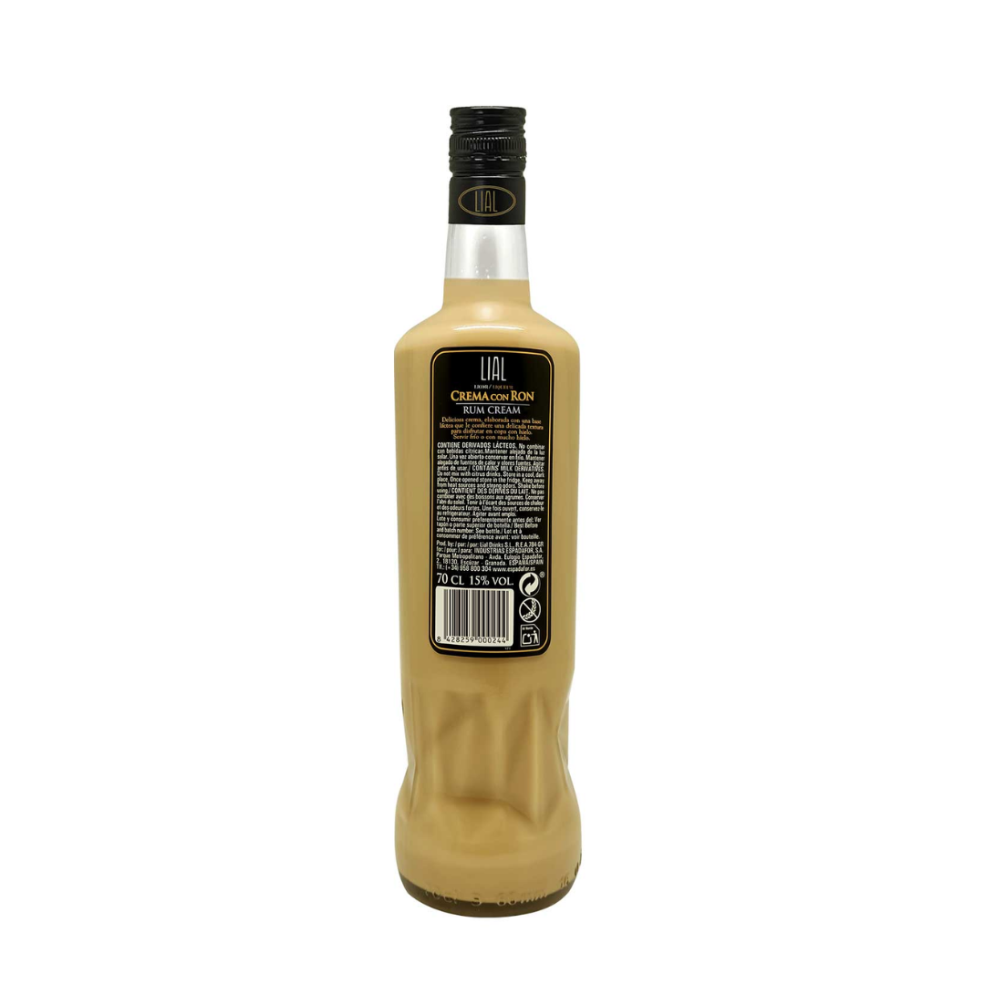 LIAL Licor Crema con Ron/Rum Cream 15% 70cl