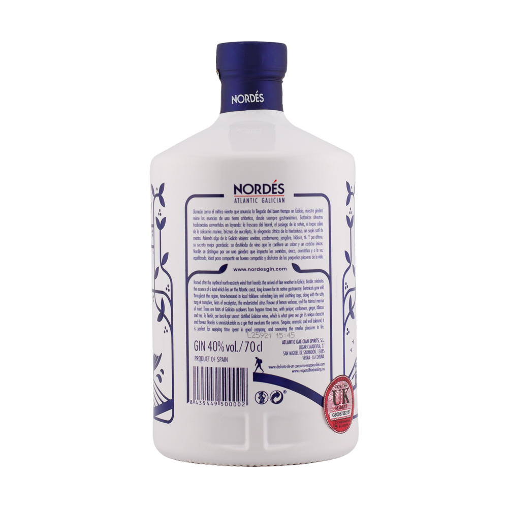 Nordés Galician Gin 40% 70cl Gift Box Set