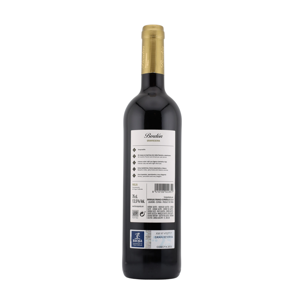 Bordón Gran Reserva 