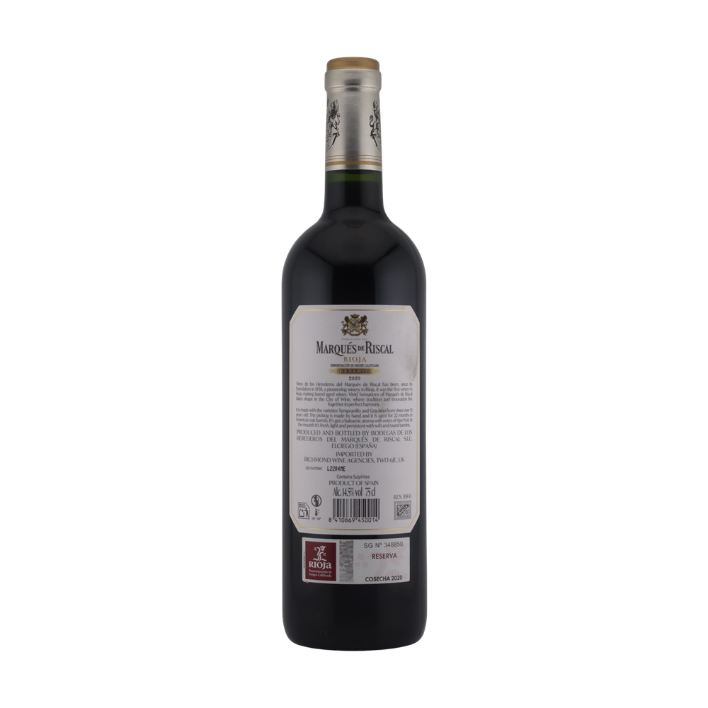 Marques de Riscal Reserva 2020