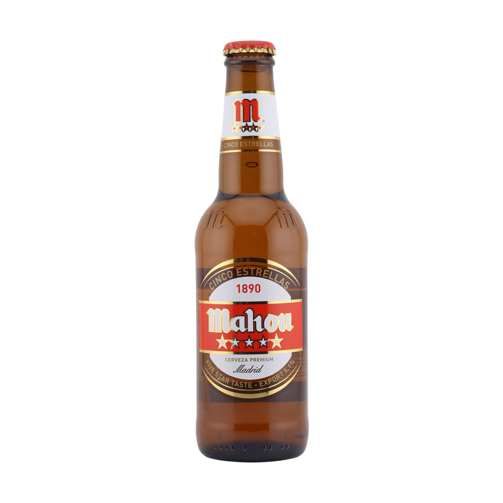 Mahou 5 Estrellas 5.1% 330ml x 24