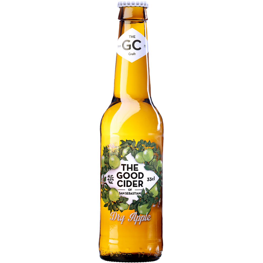 The Good Cider of San Sebastian Dry Apple 4.0% 330ml x 24