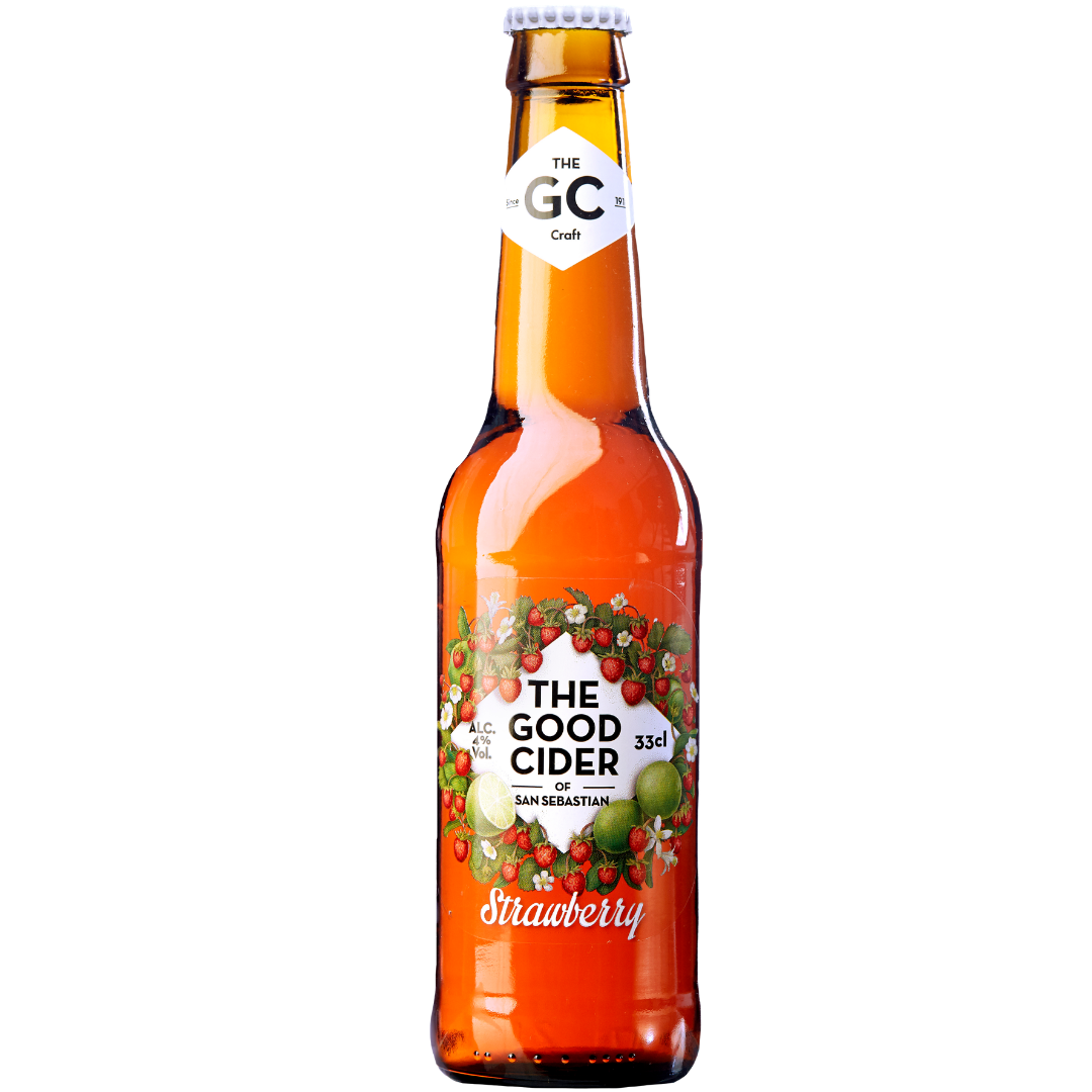 The Good Cider of San Sebastian Strawberry 4.5% 330ml x 24