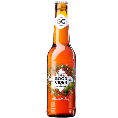 The Good Cider of San Sebastian Strawberry 4.0% 330ml x 24
