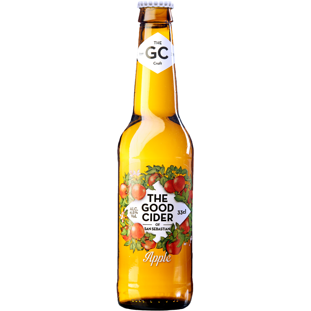 The Good Cider of San Sebastian Red Apple 4.0% 330ml x 24