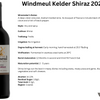 Windmeul Kelder Shiraz