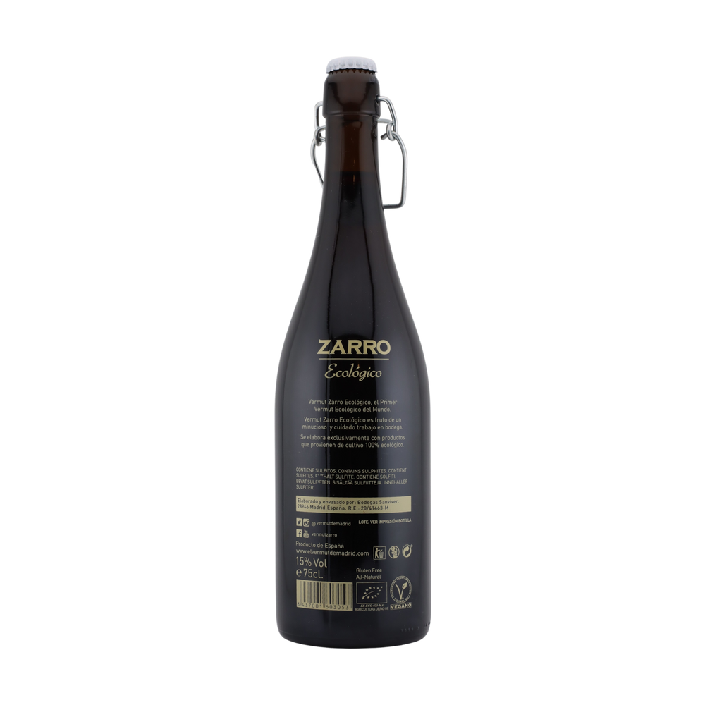 Zarro Organic Vermouth 75cl 15%