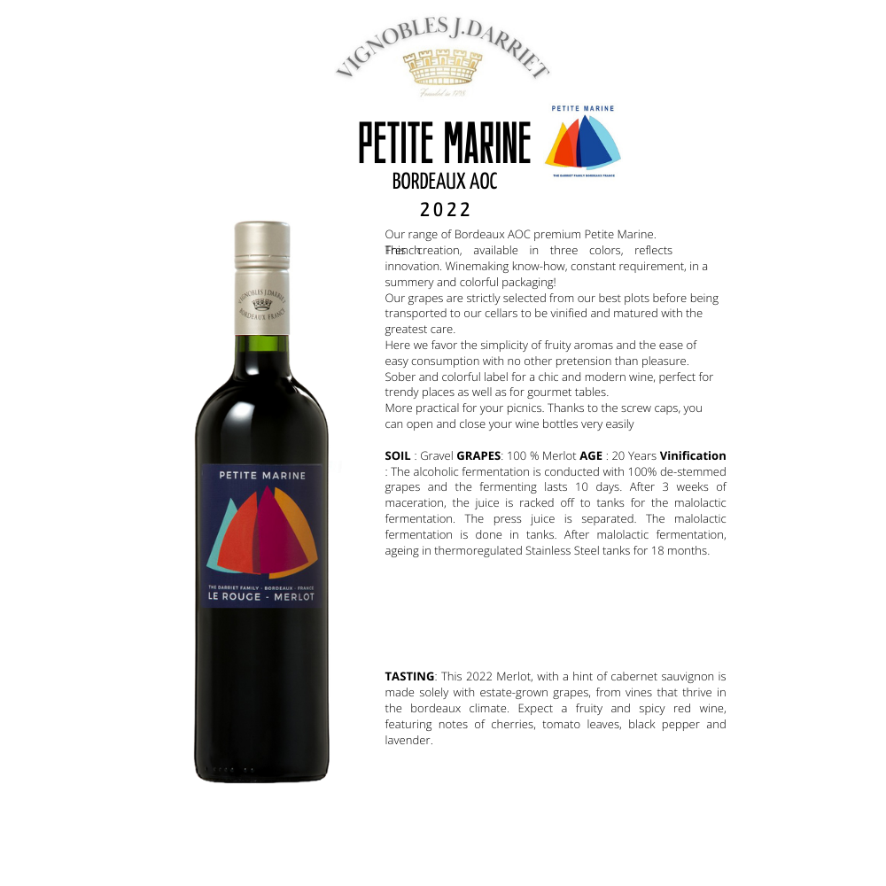 Petite Marine Rouge – A&A Wines Ltd.